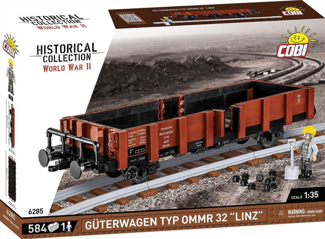 Trains - Güterwagen Type Ommr 32 "LINZ" (584 Piece Kit)/Product Detail/Figurines