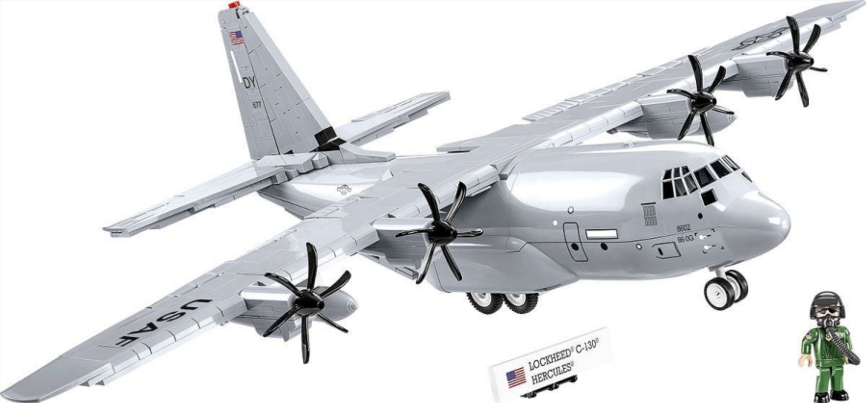 Armed Forces - Lockheed C-130 Hercules (550 Piece Kit)/Product Detail/Figurines