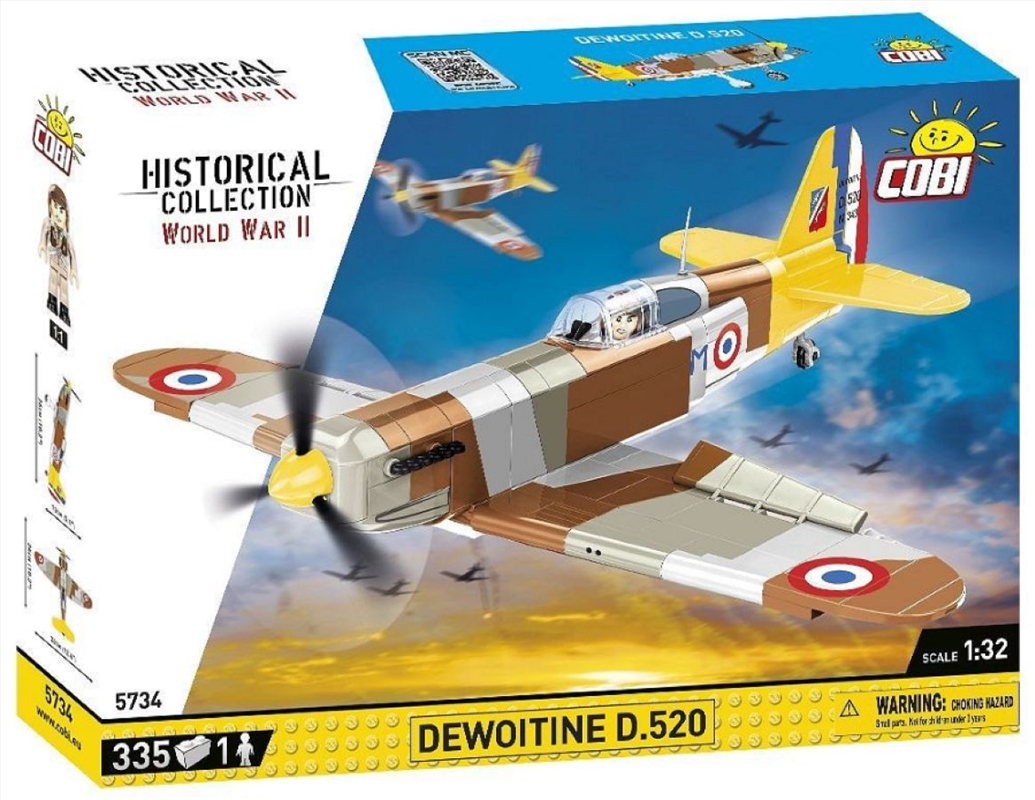 World War 2 - Dewoitine D.520 (328 Piece Kit)/Product Detail/Figurines