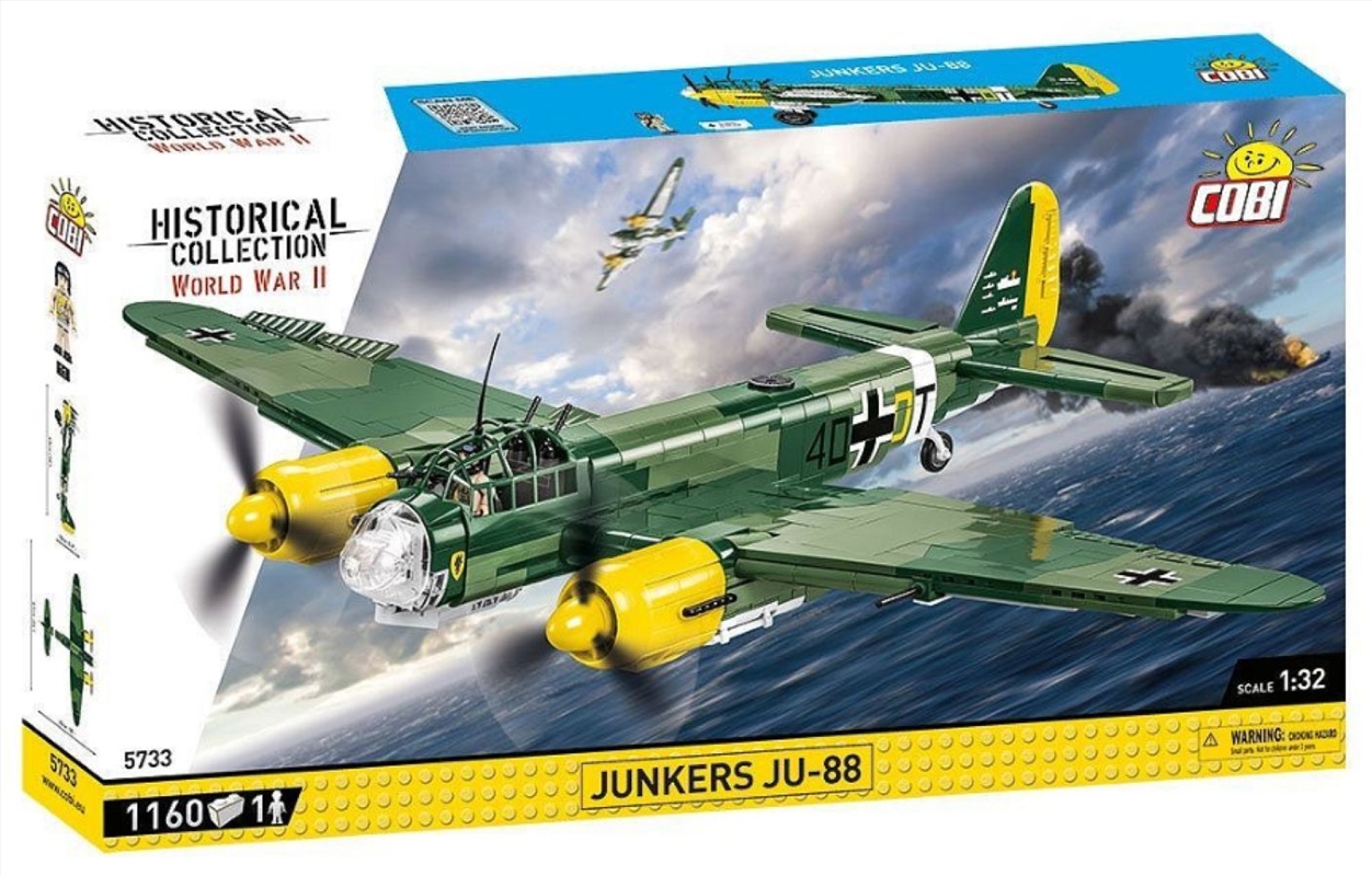 World War 2 - Junkers Ju-88 (1160 Piece Kit)/Product Detail/Figurines