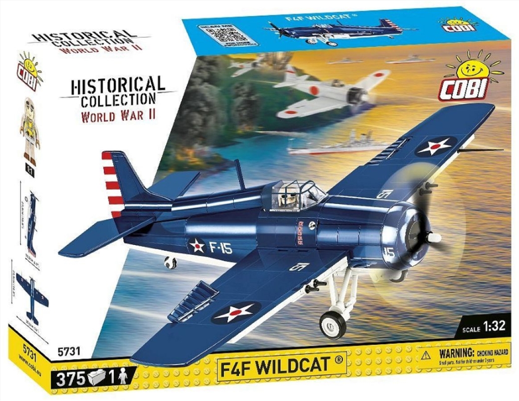 World War 2 - F4F Wildcat (Northrop Grumman) (375 Piece Kit)/Product Detail/Figurines