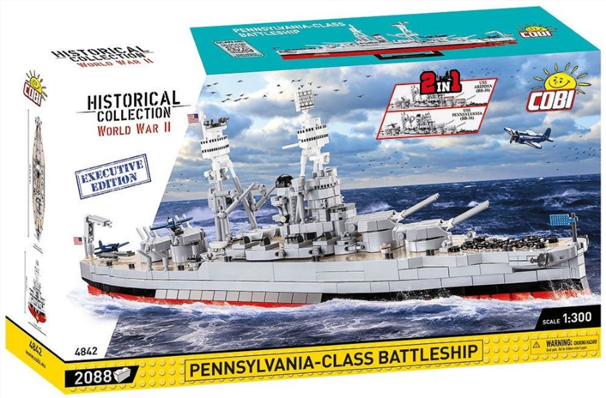 World War 2 - Pennsylvania Class Battleship - Executive Edition (2088 Piece Kit)/Product Detail/Figurines