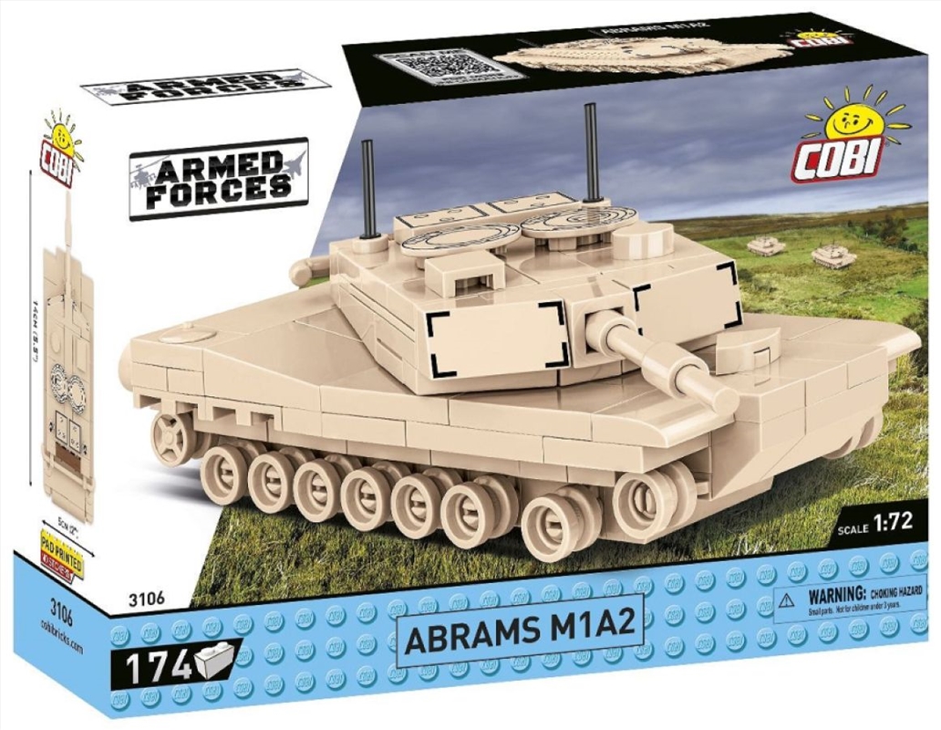 World War 2 - Abrams M1A2 (168 Piece Kit)/Product Detail/Figurines