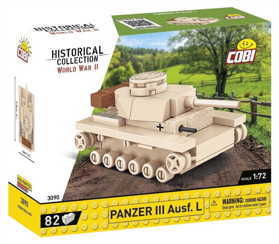 World War 2 - Panzer III Ausf.L (82 Piece Kit)/Product Detail/Figurines