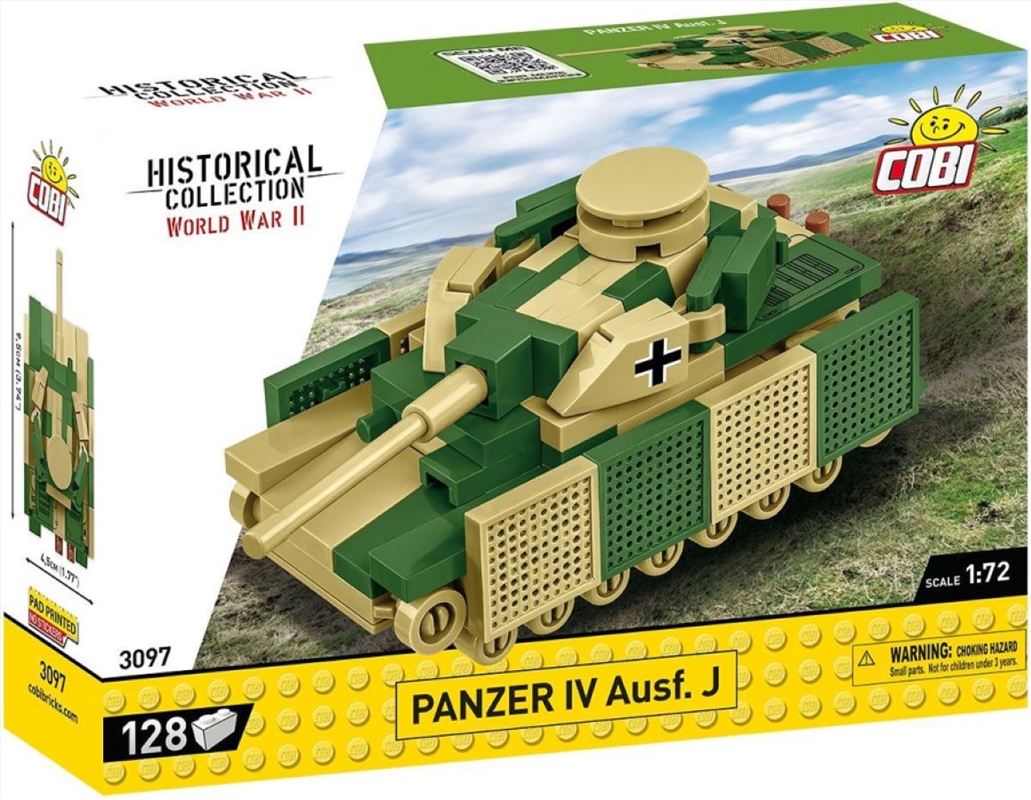 World War 2 - Panzer IV Ausf.j (130 Piece Kit)/Product Detail/Figurines