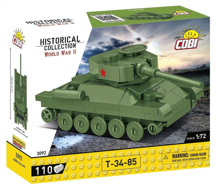 World War 2 - T-34-85 Tank (110 Piece Kit)/Product Detail/Figurines