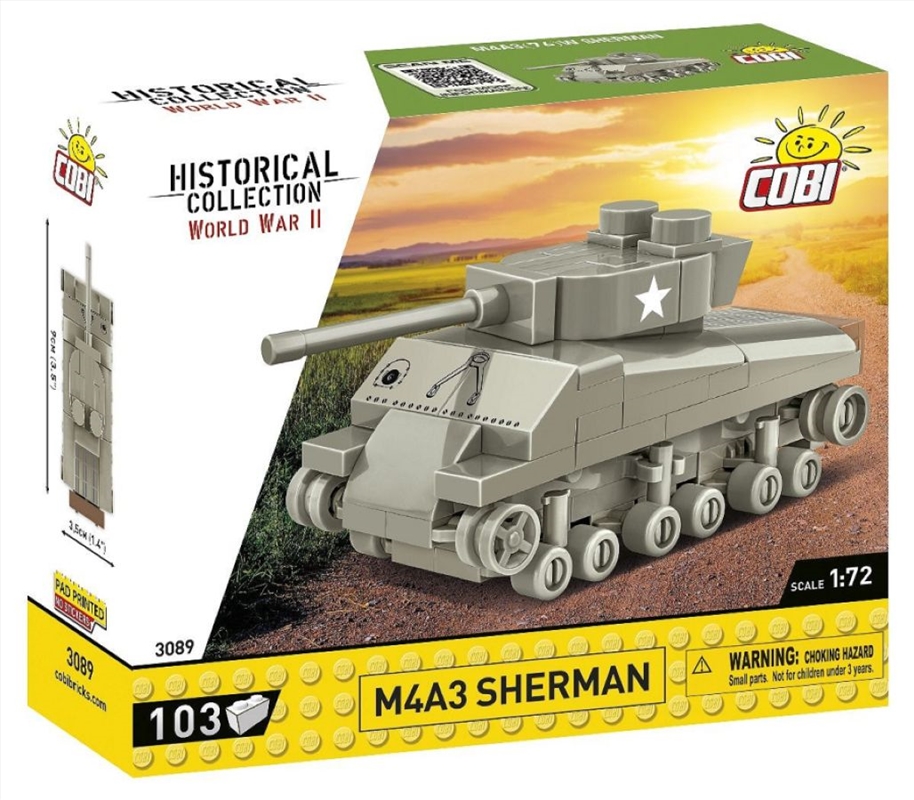 World War 2 - M4A3 Sherman Tank (103 Piece Kit)/Product Detail/Figurines