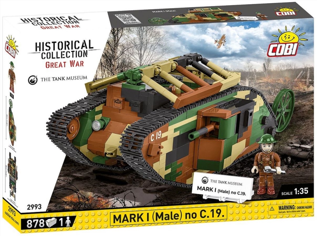 Great War - Mark I Male no C.19 (878 Piece Kit)/Product Detail/Figurines