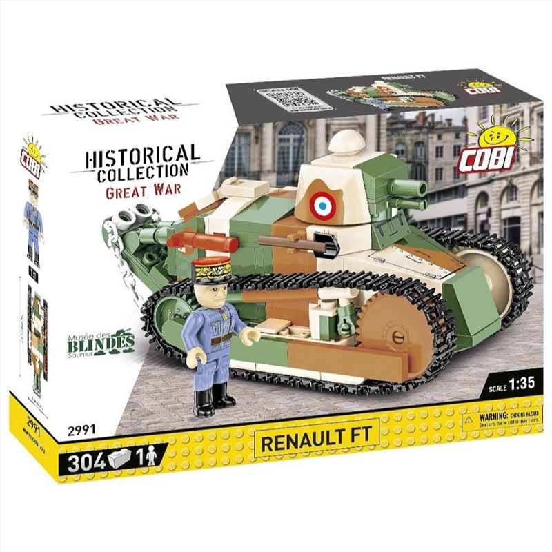 Great War - Renault FT (Pere des Chars) (302 Piece Kit)/Product Detail/Figurines