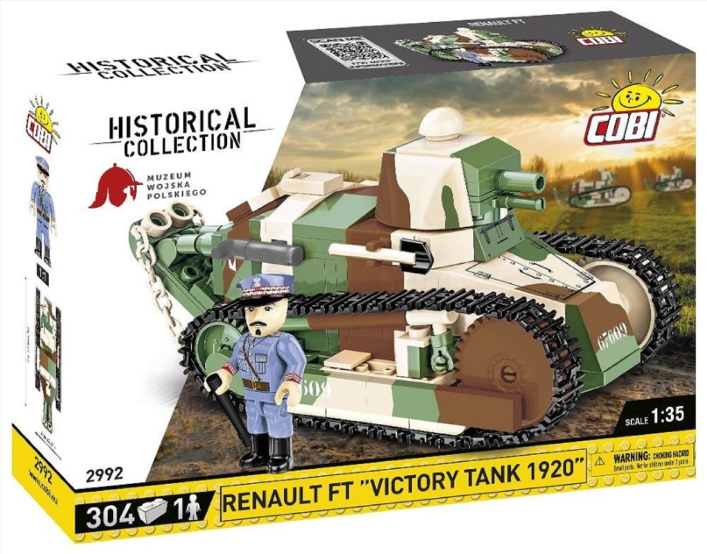 Great War - Renault FT "Victory Tank 1920" (304 Piece Kit)/Product Detail/Figurines