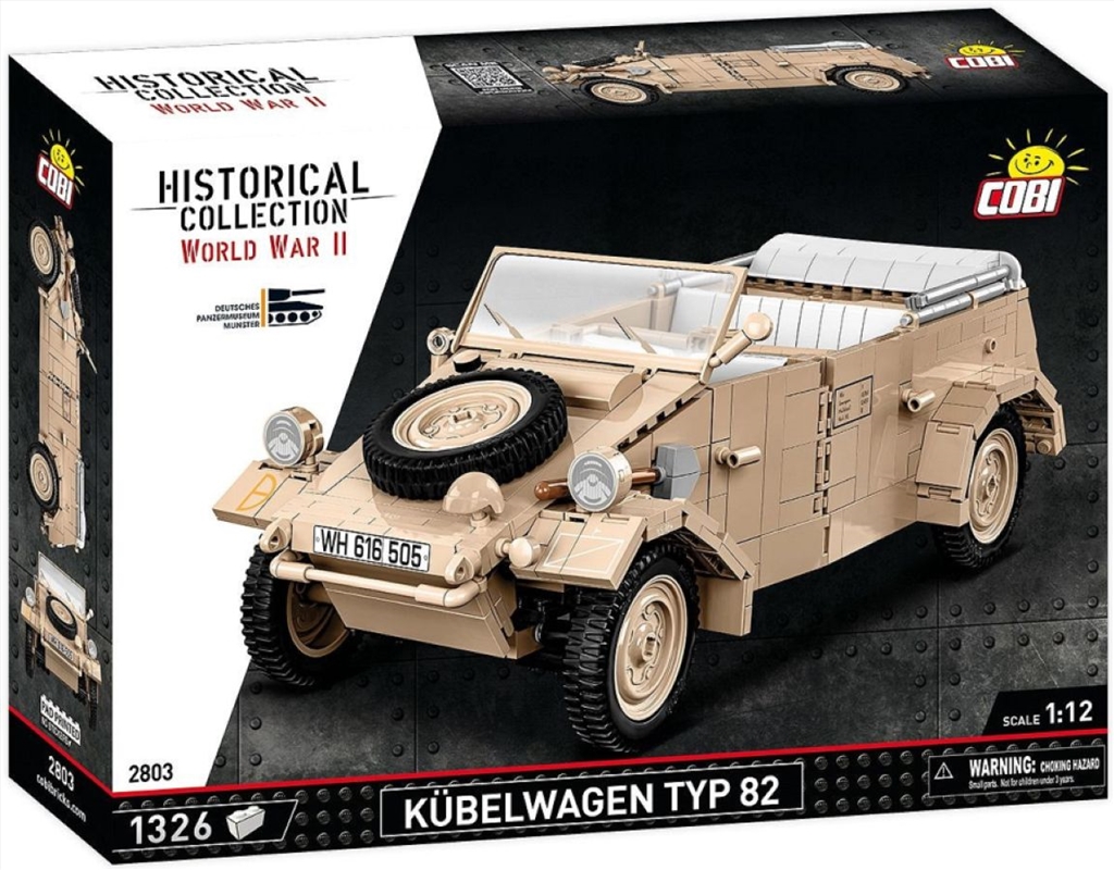 World War 2 - Kubelwagen Typ 82 (1290 Piece Kit)/Product Detail/Figurines