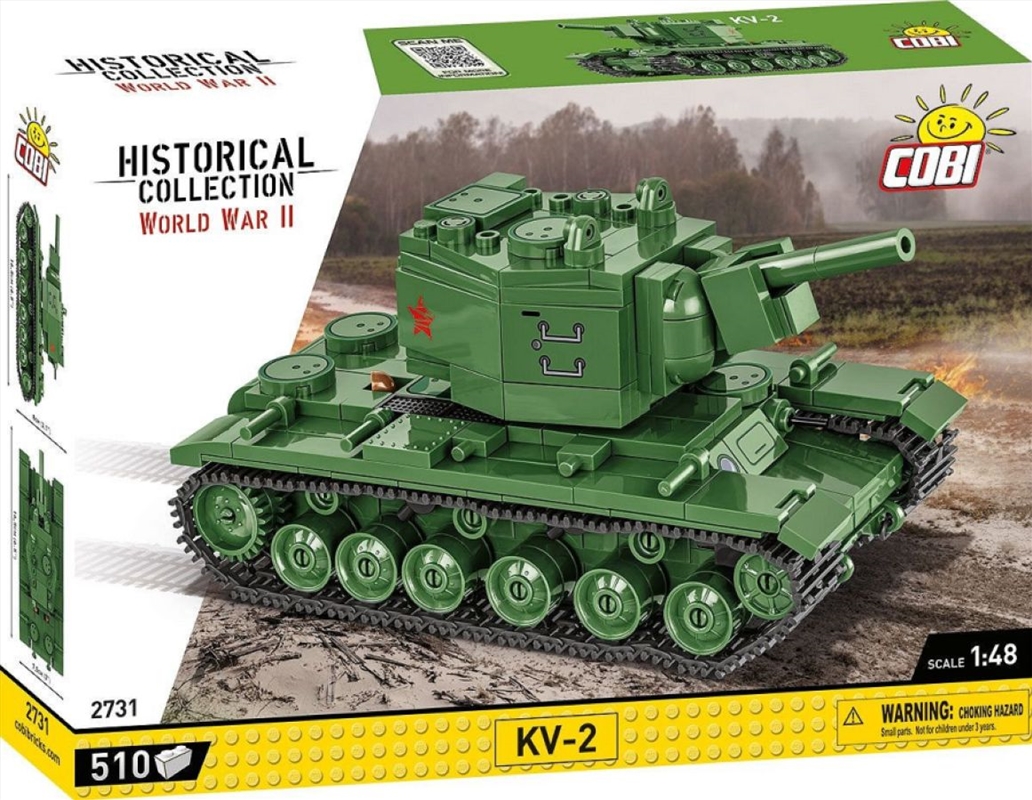 World War 2 - KV-2 Tank (510 Piece Kit)/Product Detail/Figurines