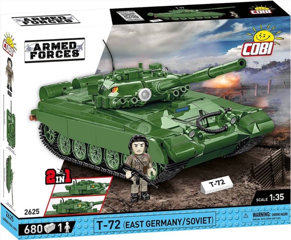 Armed Forces - T-72 (East Germany/Soviet) (680 Piece Kit)/Product Detail/Figurines