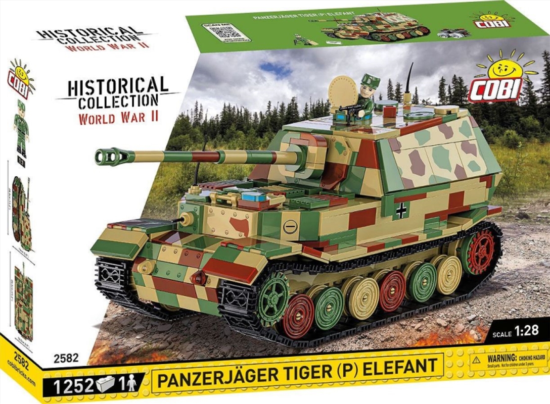 World War 2 - Panzerjäger Tiger (P) Elefant (1252 Piece Kit)/Product Detail/Figurines