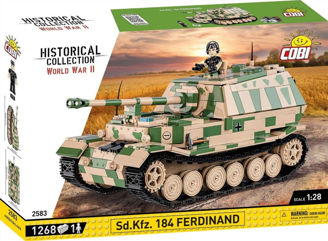 World War 2 - Sd.Kfz. 184 Ferdinand (1268 Piece Kit)/Product Detail/Figurines