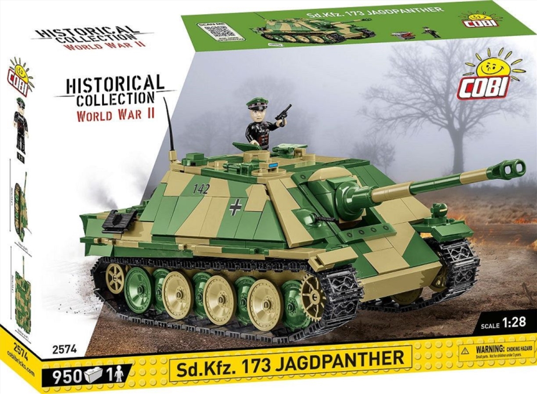 World War 2 - Sd.Kfz.173 Jagdpanther (970 Piece Kit)/Product Detail/Figurines