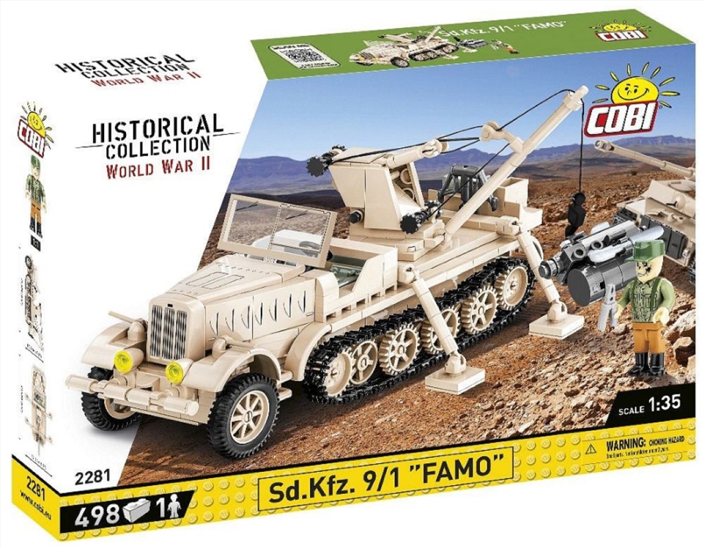 World War 2 - Sd.Kfz. 9/1 "Famo" Half-Track (502 Piece Kit)/Product Detail/Figurines