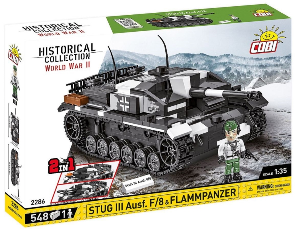 World War 2 - Stug III Ausf F/Flammpanzer (536 Piece Kit)/Product Detail/Figurines