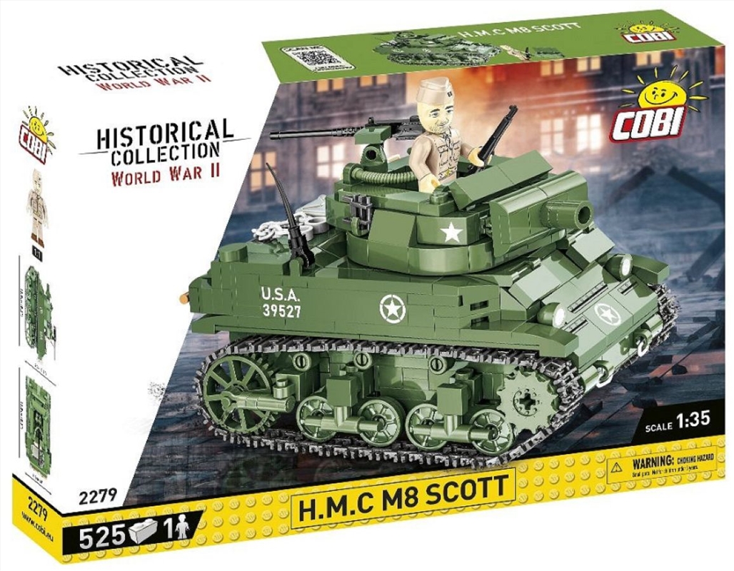 World War 2 - Howitzer Motor Carriage M8 Scott (519 Piece Kit)/Product Detail/Figurines