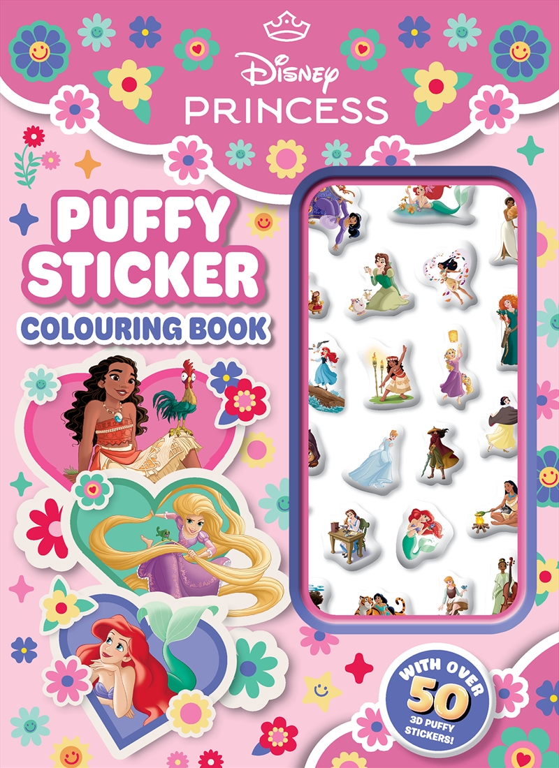 Disney Princess Create Your World: Puffy Sticker Colouring Book/Product Detail/Kids Colouring