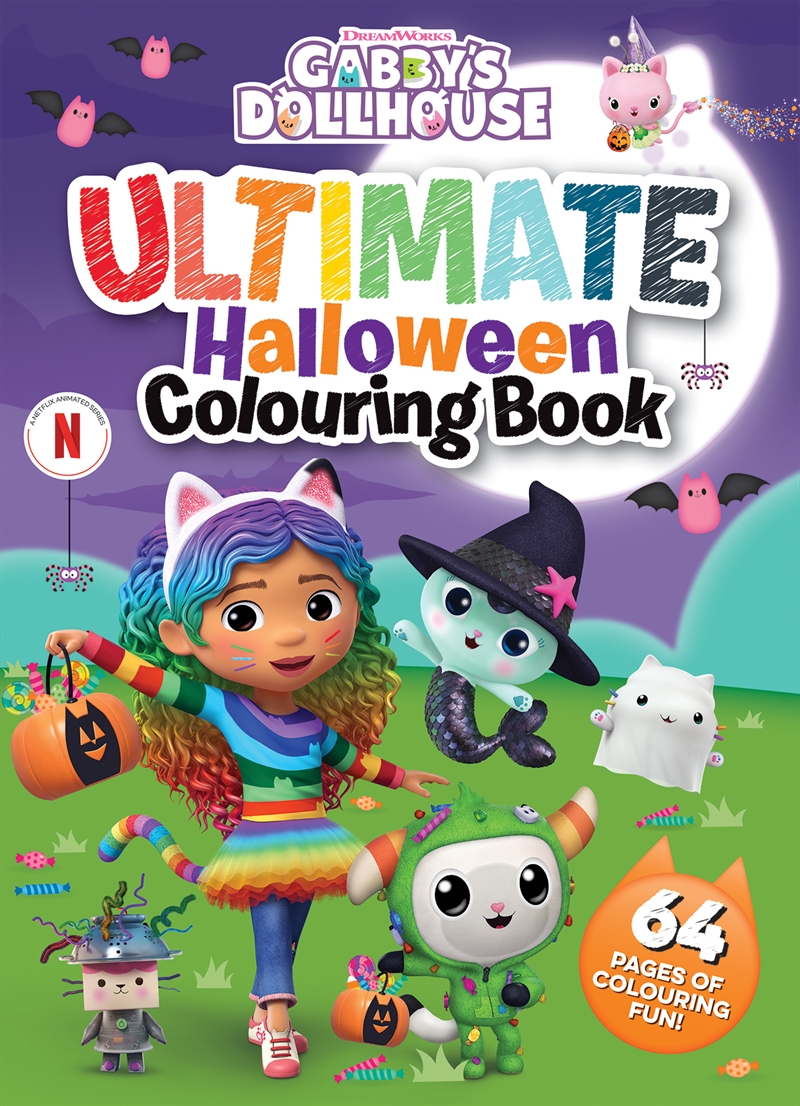 Gabby’s Dollhouse: Ultimate Halloween Colouring Book (DreamWorks)/Product Detail/Kids Colouring