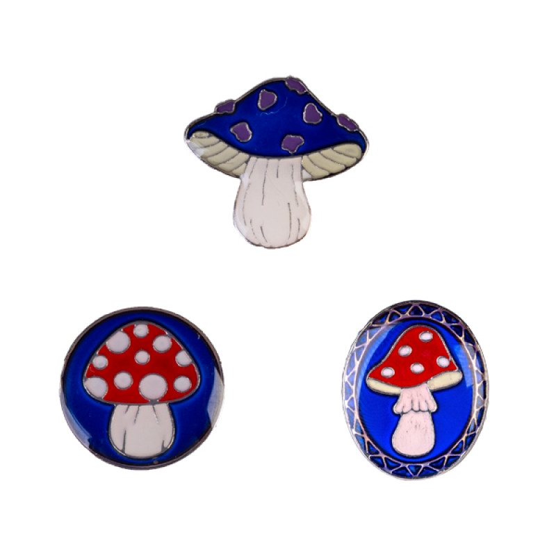 Mood Ring Mushroom (SENT AT RANDOM)/Product Detail/Jewellery