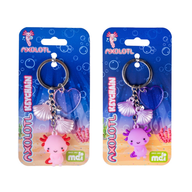 Keychain Axolotl (SENT AT RANDOM)/Product Detail/Keyrings