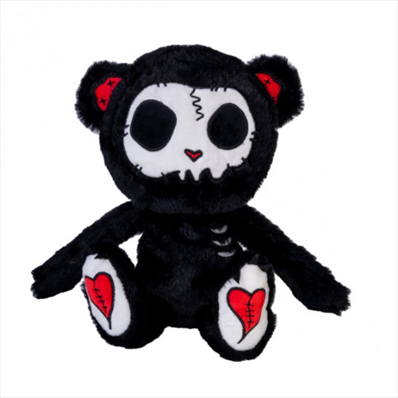 Gooli Grim Stitch Bear Black/Product Detail/Plush Toys