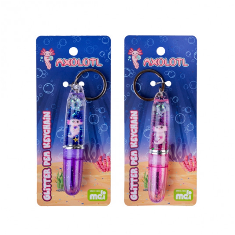 Glitter Ball Pen K/C Axolotl (SENT AT RANDOM)/Product Detail/Stationery