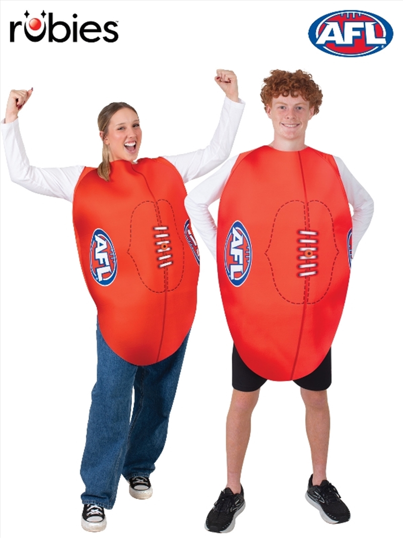 Afl Footy Tabard Costume - One Size Adult/Product Detail/Costumes