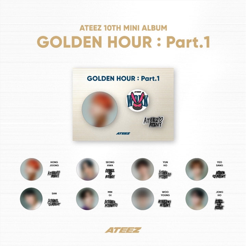 Golden Hour : Part.1 Official Md Badge Set Yunho/Product Detail/World