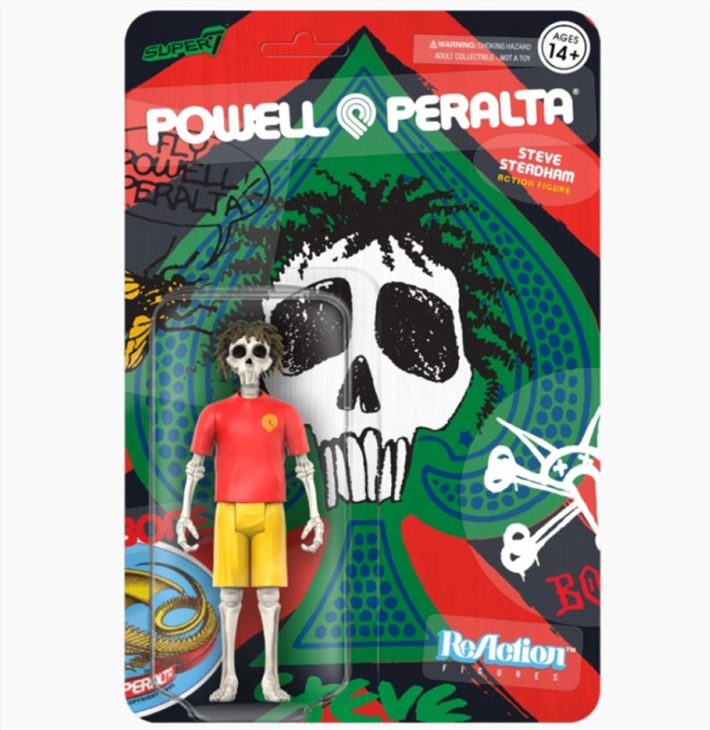 Powell Peralta - Steve Steadham (Del Mar) ReAction 3.75" Figure/Product Detail/Figurines