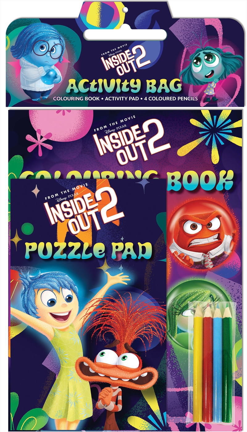 Inside Out 2: Activity Bag (Disney Pixar)/Product Detail/Kids Activity Books