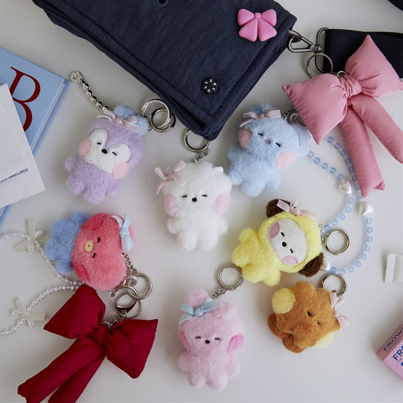 Mini Minini Ribbon Edition Plush Keyring- Cooky/Product Detail/KPOP Merch