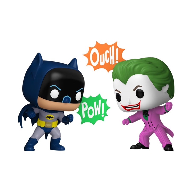 Batman: 85th Anniversary - Batman & Joker (1966) US Exclusive Pop! Vinyl 2-Pack [RS]/Product Detail/Standard Pop Vinyl