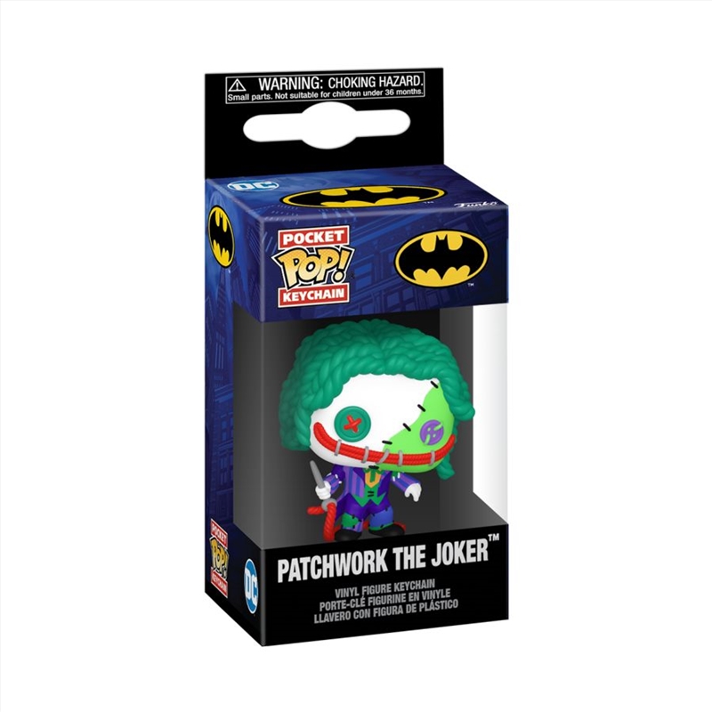 DC Comics - Patchwork The Joker Pop! Keychain/Product Detail/Pop Vinyl Keychains