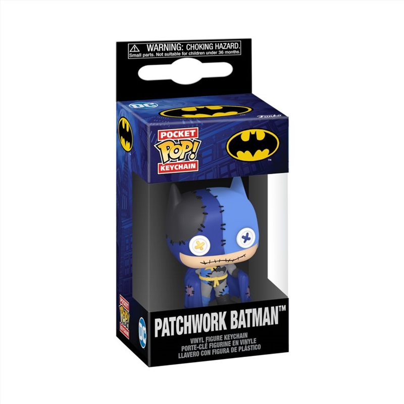 DC Comics - Patchwork Batman Pop! Keychain/Product Detail/Pop Vinyl Keychains