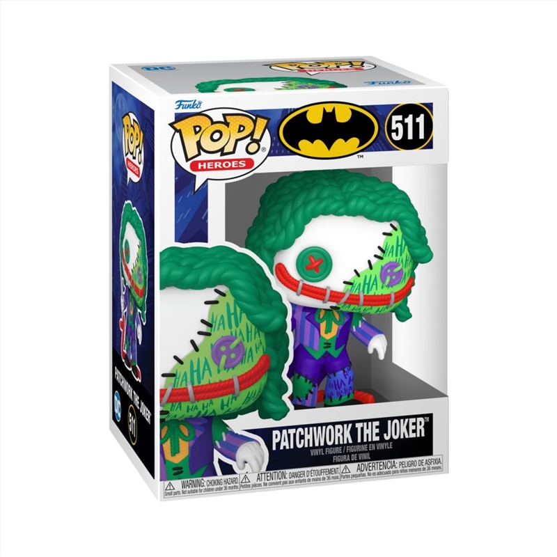 DC Comics - Patchwork The Joker Pop! Vinyl/Product Detail/Standard Pop Vinyl