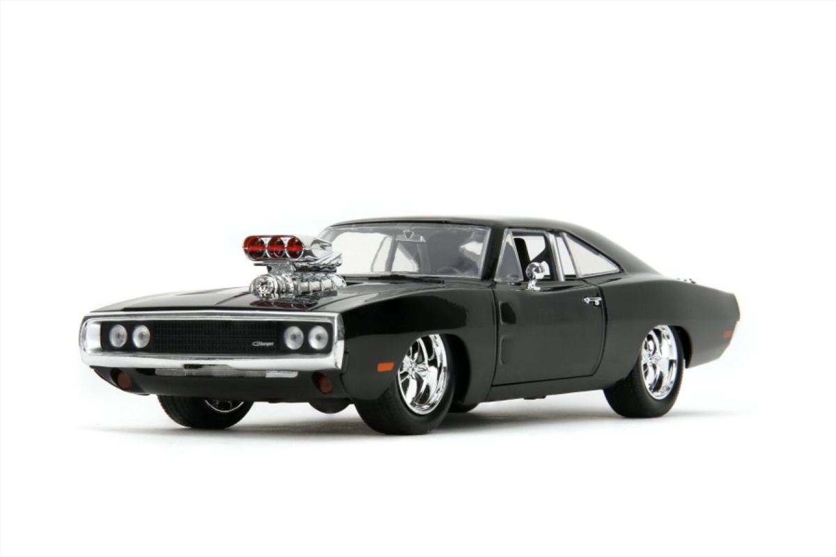 Hollywood Rides - 1970 Dodge Charger w/Dom Toretto 1:24 Diecast Set/Product Detail/Figurines