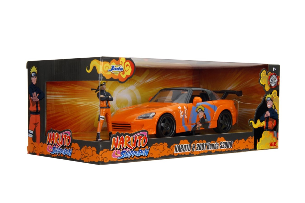 Naruto - 2001 Honda S2000 (with Naruto Figure) 1:24 Scale Diecast Vehicle Set/Product Detail/Figurines