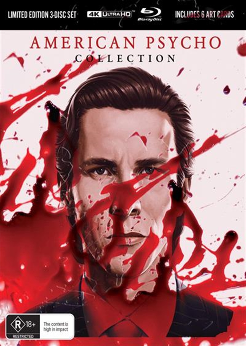 American Psycho - Limited Edition  Blu-ray + UHD - Collection - Blood Pack + Hardcover + Art Cards/Product Detail/Thriller