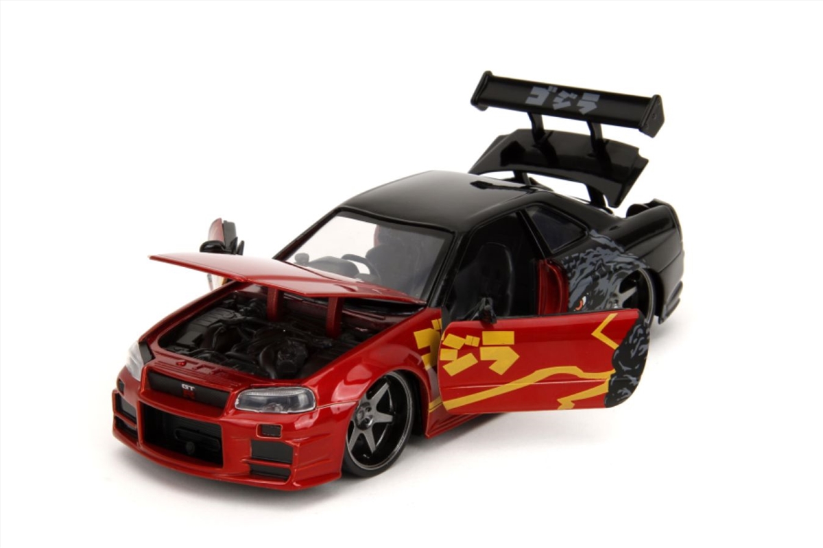 Godzilla - Nissan GTR 1:24 Scale Diecast Vehicle/Product Detail/Figurines