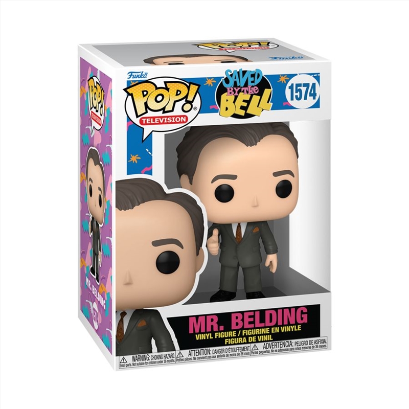 Saved by the Bell: 30th Anniversary - Mr. Belding Pop! Vinyl/Product Detail/TV