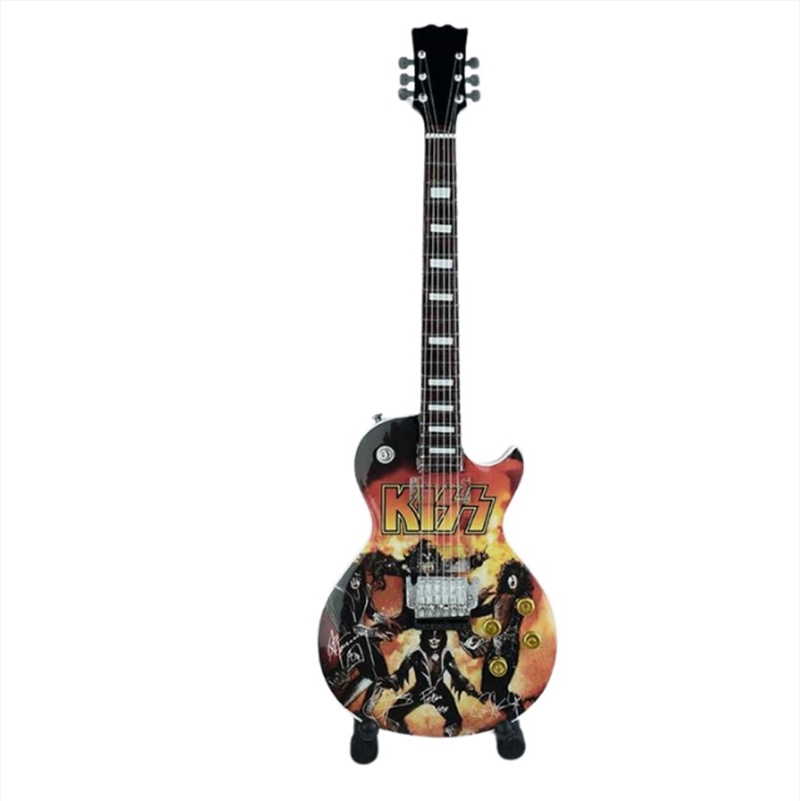 Kiss Band Collectible  Miniature Guitar/Product Detail/Figurines