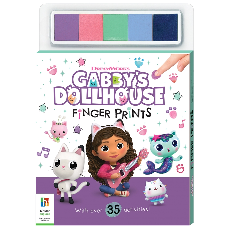 Gabby's Dollhouse Finger Prints (Finger Print Art)/Product Detail/Kids Colouring