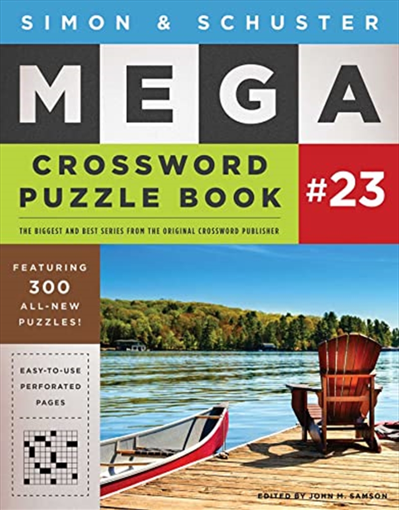 Simon & Schuster Mega Crossword Puzzle Book #23 (S&S Mega Crossword Puzzles)/Product Detail/Adults Activity Books