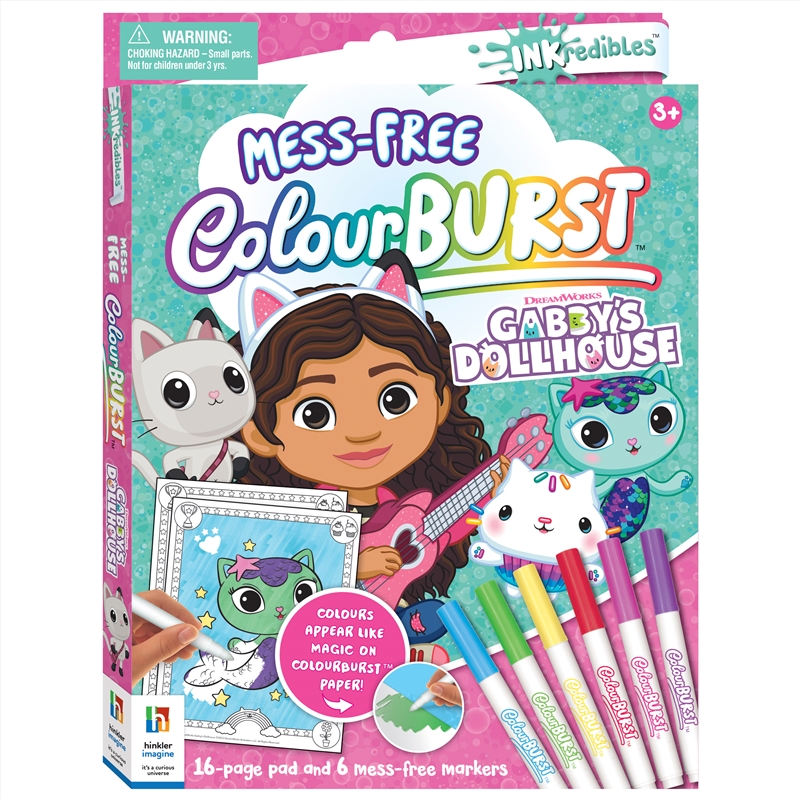 Colour Burst Gabby's Dollhouse/Product Detail/Kids Activity Books