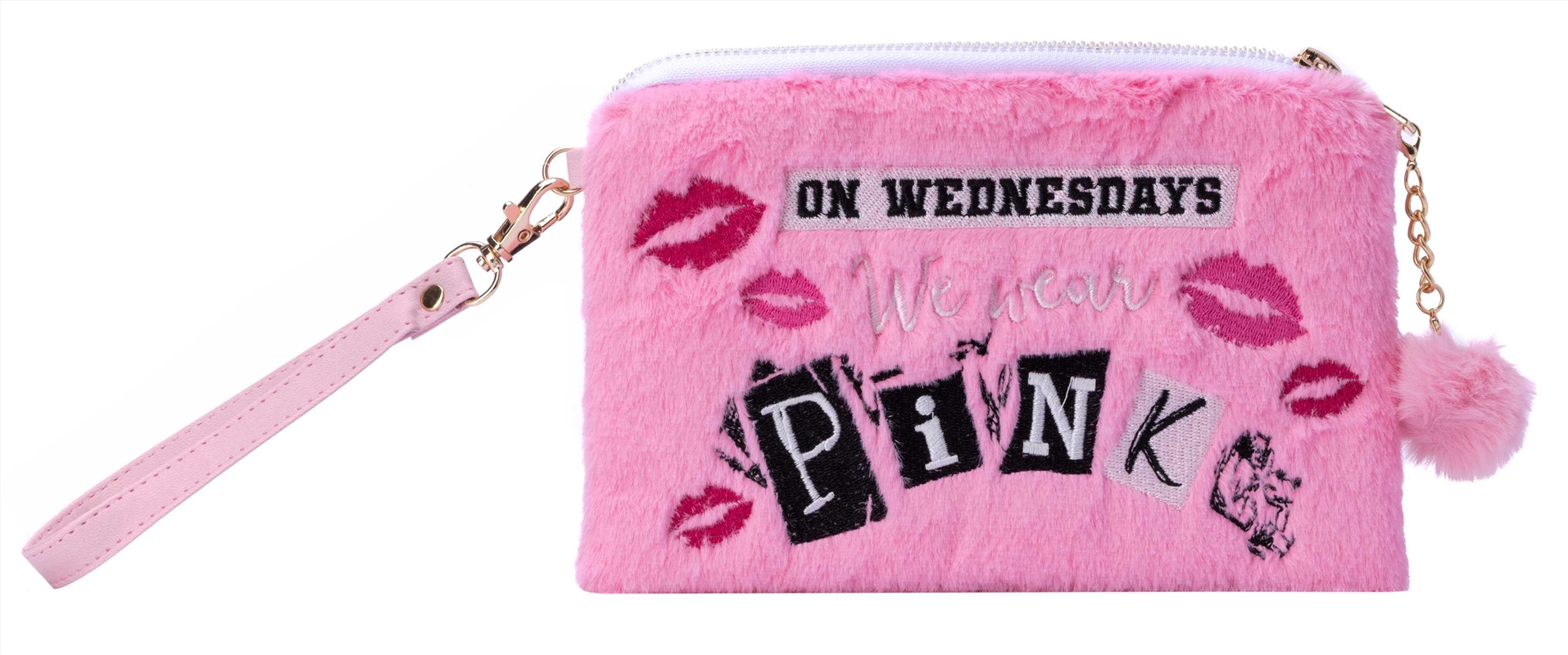 Mean Girls: On Wednesdays We Wear Pink Plush Accessory Pouch/Product Detail/Arts & Entertainment