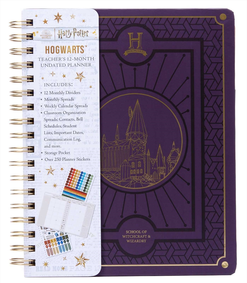 Harry Potter: Hogwarts Teacher's 12-Month Undated Planner/Product Detail/Stationery