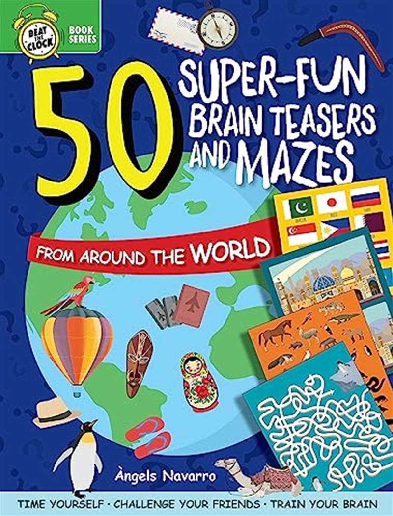 50 Super-Fun Brain Teasers and Mazes from Around the World (Happy Fox Books) Activity Book for Kids/Product Detail/Kids Activity Books